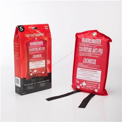 Fire blanket Smartwares BBD130 - 1 x 1 meter - for quick use