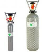 Reusable CO2 bottle with rotary valve W21.8x114 300g