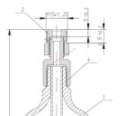 CO2 opakovane použiteľná fľaša M15x1,25 100g