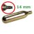CO2 Bottle M14x1.25 without riser 24g