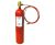 Hasiaci systém BAVARIA FireDeTec - 2 kg CO2 plynový hasiaci prístroj, 8 metrov hadica