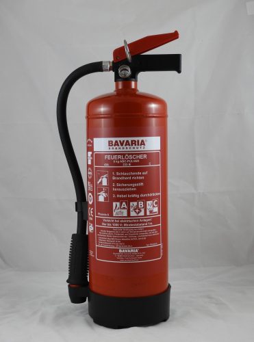 Powder fire extinguisher BAVARIA 6 kg ABC 43A, 233B C PHOENIX