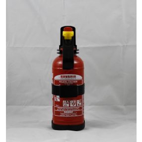   BAVARIA Tigra 1 kg rechargeable powder fire extinguisher, 2 units including holder