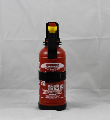 BAVARIA Tigra 1 kg rechargeable powder fire extinguisher, 2 units including holder