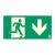 Značka únikovej cesty, šípka dole, 30x15 cm, 0,7 mm