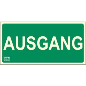 AUSGANG, 30 x 15 cm, 0,7 mm