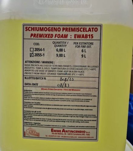 EWAB15 (2 % SC-6 + 10 % Inilam AX + 88 % water) PREMIX