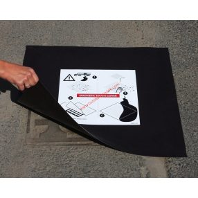   Magnetický poklop šachty - proti úniku nebezpečných látok 510x510 mm MDC01