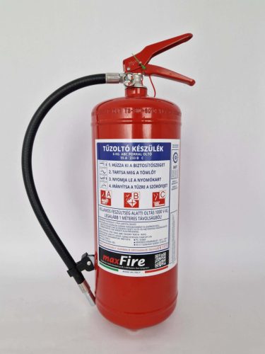 MAXFIRE BLUE XL 6 kg ABC práškový hasiaci prístroj, práškový hasiaci prístroj 55A 233B C