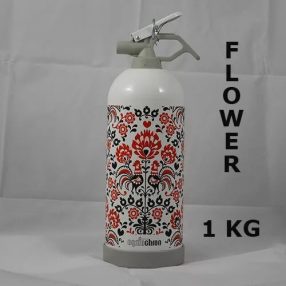   MAXFIRE DALMATA 1 kg ABC Powder Fire Extinguisher 5A 34B C ,with holder