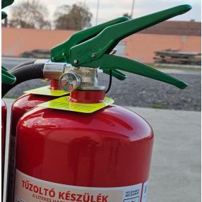   Fire extinguisher maintenance ring for Stored pressure devices