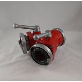   Verteiler und Sammelstücke mit Kugelabsperrungen B-B-B 75-75-75 mm