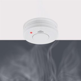   Optický batériový detektor požiaru a dymu Smartwares RM250 (životnosť 10 rokov)