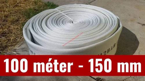 A-150 Schlauch DOBRA A/150 mm 100 meter ohne Storz, 6 Zoll 